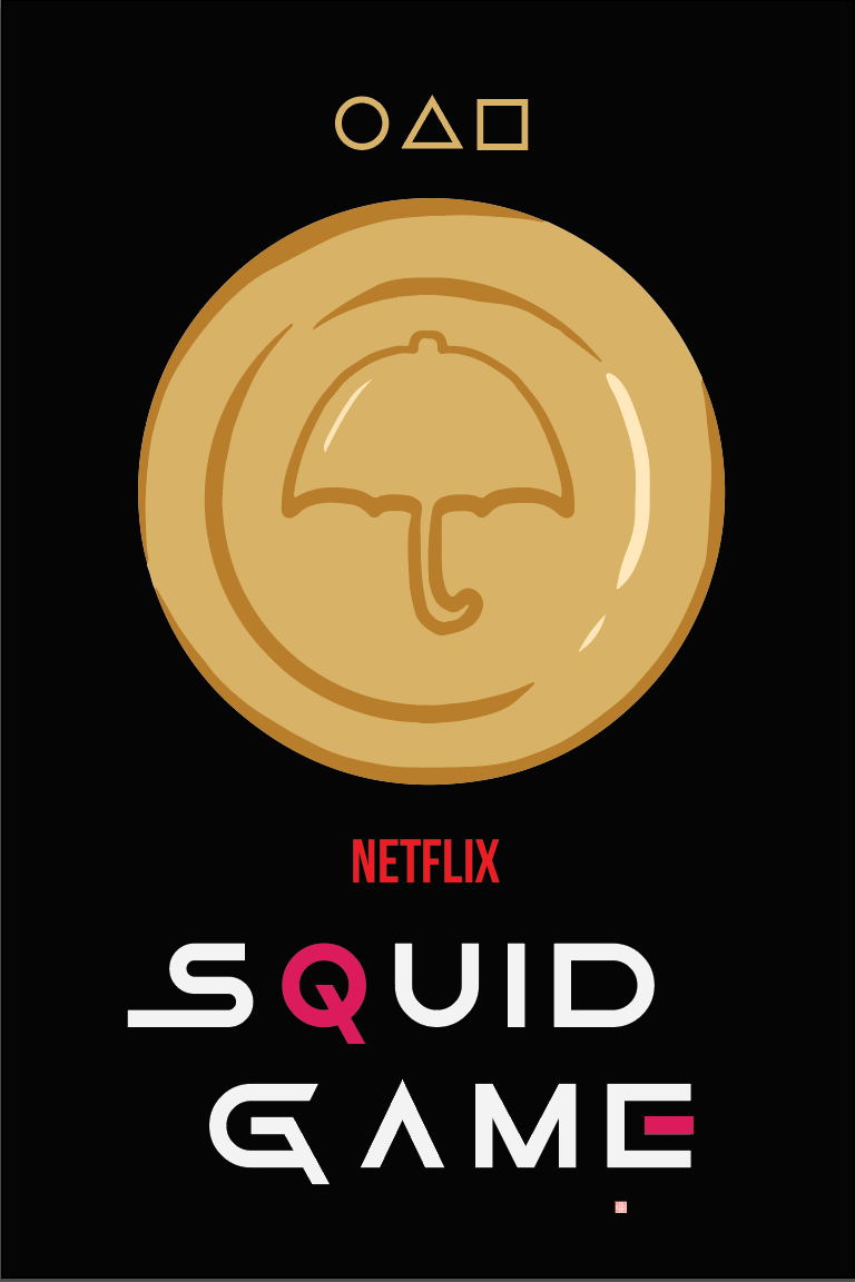 Squid Game minimalist poster